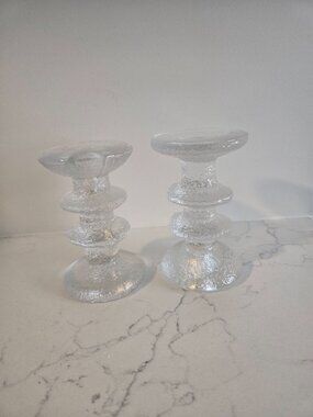 Vintage Iittala Festivo Candle Holders  - Finland
